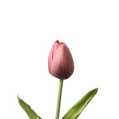 China Factory PU Tulips Artificial Flowers Tulip Fake Touch Wholesale Real Artificial Flowers for sale