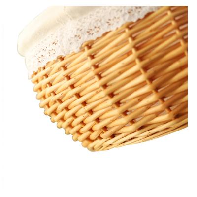 China Viable Customized Wholesale Wicker Basket Supplier For Gifts Picnic Wicker Basket for sale