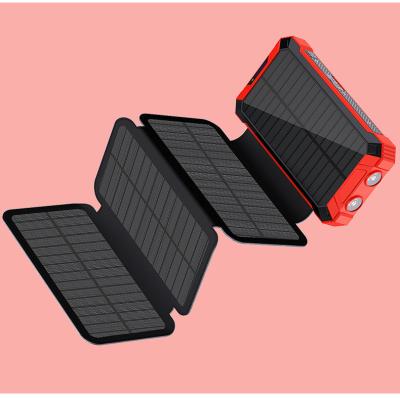 China Sloar Panel Charge Factory ODM OEM Service Wireless Power banks External Waterproof 20000mah Solar Power Bank for sale