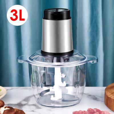 China High Efficiency Stainless Steel Blade Electric Vegetable Cleaver And Meat Grinder Food Processor 2L Electric Chopper for sale