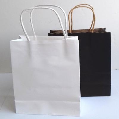 China BIODEGRADABLE Dyed Kraft Paper Shopping Bags for sale