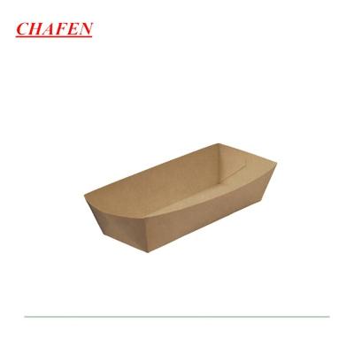 China Customized Food To Take Away Fried Food Wrapping Paper Food Tray for sale