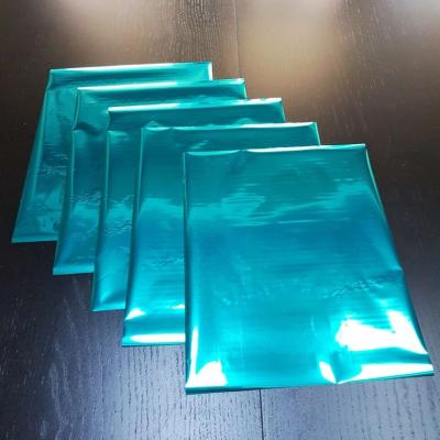 China Glossy Green Laser Paper Toner Heat Reactive Fusing Foil 30cmx100m for sale