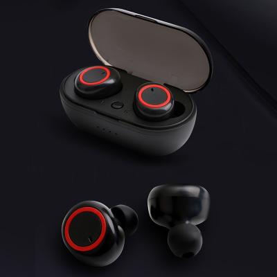 China Newest Mini BT V5.0 Earphone 2021 Buletooth Wireless Bass Earphone Earbuds Sound Wireless Earbuds With Mini Charging Case for sale