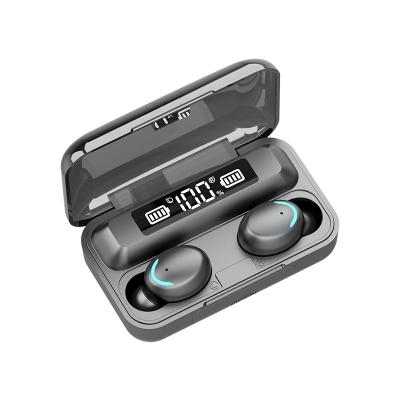 China Can Charge Your Phone Mini Wireless F9-5C LED Display Radio Waterproof 2021 Earbuds TWS 3D Stereo Sports Noise Cancel Touch Earphone for sale