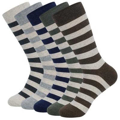 China Custom Plain Casual Black Gray Logo Athletic Sporty Stripe Men's Socks For Business for sale