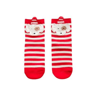 China Wholesale Breathable Christmas Holiday Breathable Cute Sock For Sale Comfy Christmas Sock Cotton 3D Couples Flurry Women Funny Sock for sale