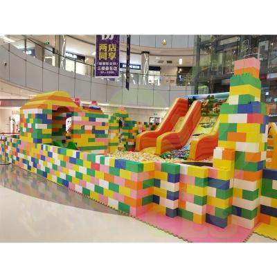 China Kids PPE foam building block diy playhouse toxic-protected and safe for shopping mall for sale