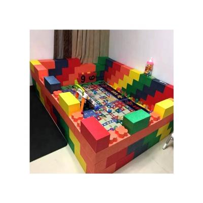 China Environmental PPE Building Block Playground Environmental Toxic And Safe Indoor Castle for sale