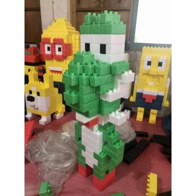 China PPE toxic-protected and safe making toy foam building block soft diy toy for home theater for sale