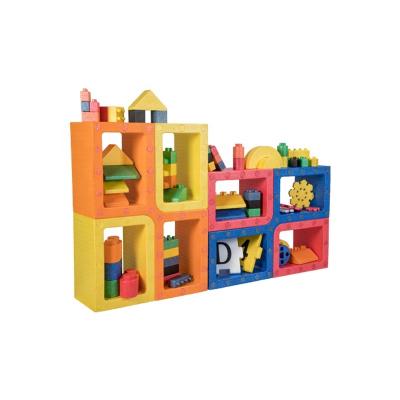 China New Design Non-Toxic Kids Toy Plastic Cabinet For Daycare Preschool Kindergarten for sale