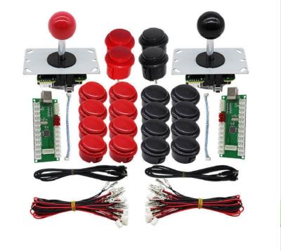 China Direct Wholesale Low Price Electronic Game Parts Factory Delay Push Buttons and Joysticks DIY Arcade Zero Cabinet Set DIY for sale