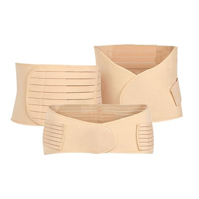 China Polyester & Cotton Postpartum Mother's Maternal Abdomen With Pregnancy Three-piece Maternity Girdle Belt Corset Support Maternity Belt for sale