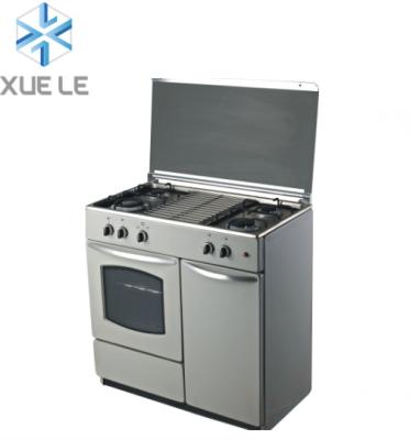 China Free Standing Convection 4 Gas Burners Gas Cooker With Oven for sale