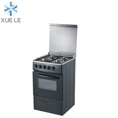 China Free Standing Stainless Steel 4 Burners Gas Cooker With Oven for sale