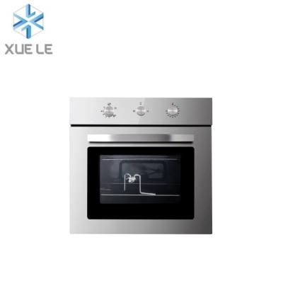 China 80L hotel built in gas oven with stainless steel panel for sale