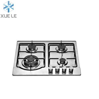 China Stainless Steel Element 4 Burner Gas Stove Hob Cooker for sale