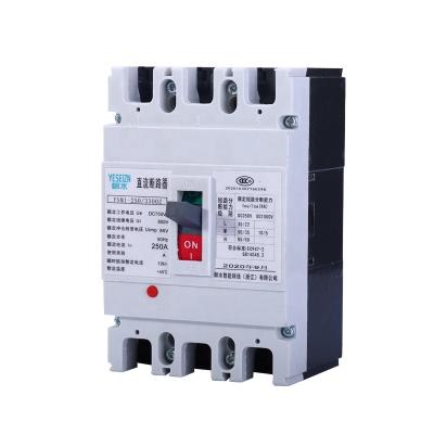 China 3Pole DC Mccb 125A To 250A 750VDC Solar Photovoltaic Circuit Breaker DC Mccb For Solar System YSM1-250/3300Z for sale