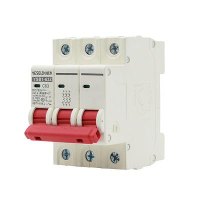 China Application 3p 750V DC Solar Circuit Breaker MCB 4.5KA for sale