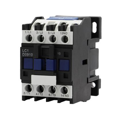 China CJX2-09 LC1D-0910 Compound Silver AC Contactor 220V 380V 9A 3 Phase Magnetic Contactor for sale