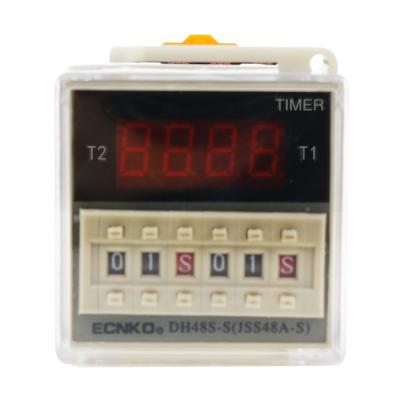 China Universal Purpose Digital Display Time Relay DH48S-S Cycle Delay Relay 220V110V12V24V Time Controller Timer Switch for sale