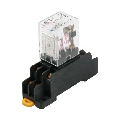 China 8pin 11pin 14pin general purpose intermediate electromagnetic relay with light 220v 12v for sale