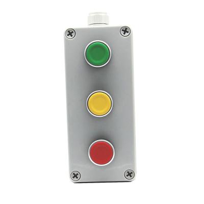 China 22mm Waterproof Push Button Switch 3 Hole Waterproof Control Box 3 Box for sale