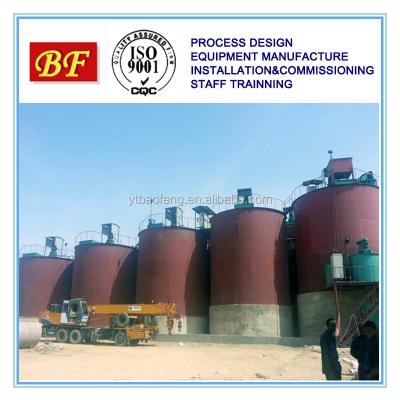 China Gold Machine Ore Processing Large Capacity Agitator Tank Gold Leaching Tank / Sand Mixing Tank SJ for sale