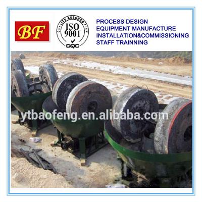 China Gold Ore Mill /Wet Pan Mill /Gold Grinding Stamp Mill Used In South African Depends for sale