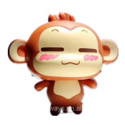 China Lovely Cartoon Toy Plastic Monkey YO-YO PVC Bobblehead Toy for sale