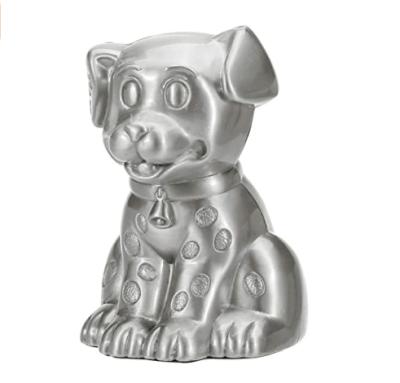 China Child cute metal dog money bank money promotion gift consumer piggy bank personalized money bank PVC for sale