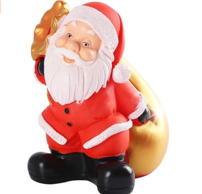 China Santa Claus Money Bank Unbreakable Creative Christmas Promotion Gift Coin Piggy Bank for sale