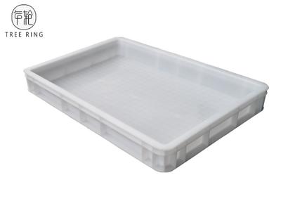 China Pizza Confectionery Heavy Duty Plastic Storage Trays 600 X 400 X 120 Mm Food Grade for sale