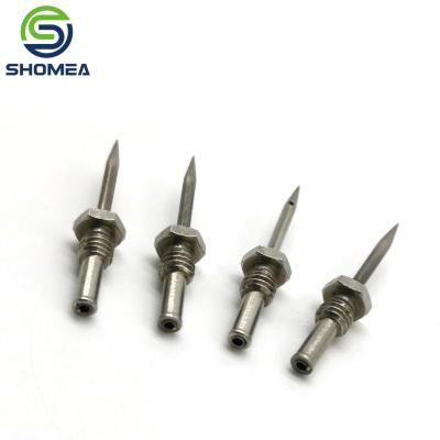 China Customized small diameter Stainless Steel Side hole pencil point needle with male thread for sale