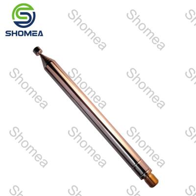 China SHOMEA Custom Gold Plated Stainless Steel Telescopic Whips With Male Thread for sale