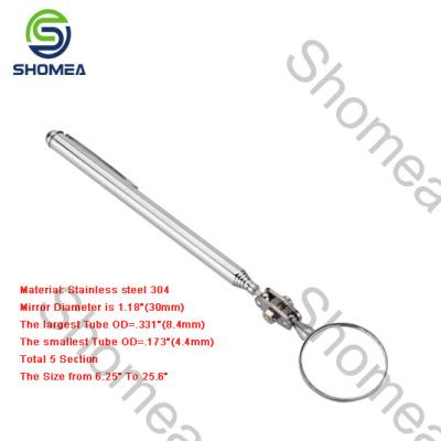 China SHOMEA Customized Stainless steel telescopic pole with  mirror for sale