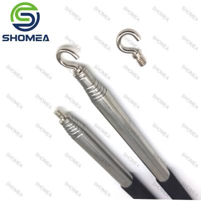 China Shomea Customized Stainless Steel Telescopic Pole With Hook for sale