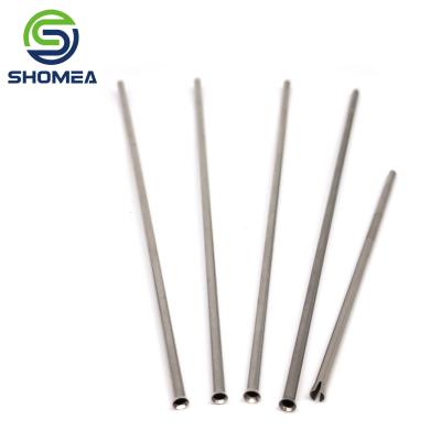 China SHOMEA Custom small diameter thin wall medical Stainless steel flare end tube for sale