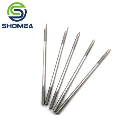 China SHOMEA Custom 14G 15G 16G stainless steel back cut needle with sandblasting for sale