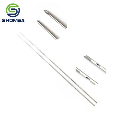 China SHOMEA Custom 21G-28G Thin Wall Stainless Steel side hole back cut needle for sale