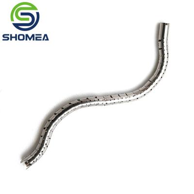 China SHOMEA Customized Stainless Steel  Laser Cutting Flexible snake bone tube for sale