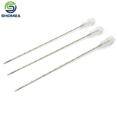 China SHOMEA Customized 16G-30G Stainless Steel Chiba Needle With Laser Marking for sale