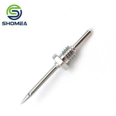 China Customized Electrolytic polishing stainless steel pencil point needle with male thread for sale