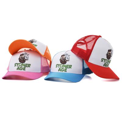 China JOINT High Quality Outdoor Breathable Mesh Trucker Hats With Custom Logo Mesh Hat And Caps for sale