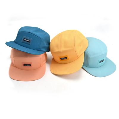 China Custom OEM COMMON Outdoor Five Panel Camper Rise Hat, Wholesale 5 Panel Hat for sale