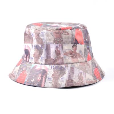 China Picture Fisherman Bucket Hat Custom, Custom Printing Bucket Hat, Wholesale Bucket Hats for sale