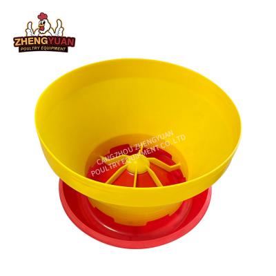 China Farm Poultry Feeder wholesale large caliber feed bucket Automatic chicken turbo feeder bucket broiler poultry feeder for chicken for sale