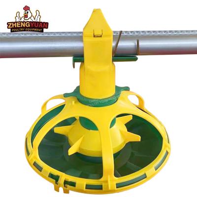 China Poultry Feeding Automatic Poultry Farm Raising Chicken Feeder Plastic Feeding Tray Provided Automatic Chicken House feed pan for sale