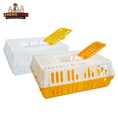 China Farm Transport chicken wholesale plastic chicken chick cage crate chicken house live chicken transport cage poultry for sale