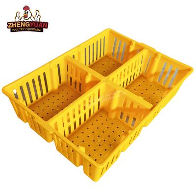 China Farm Transport poultry High reviews large size chicken broiler plastic transportation turnover box quail cage transportation for sale